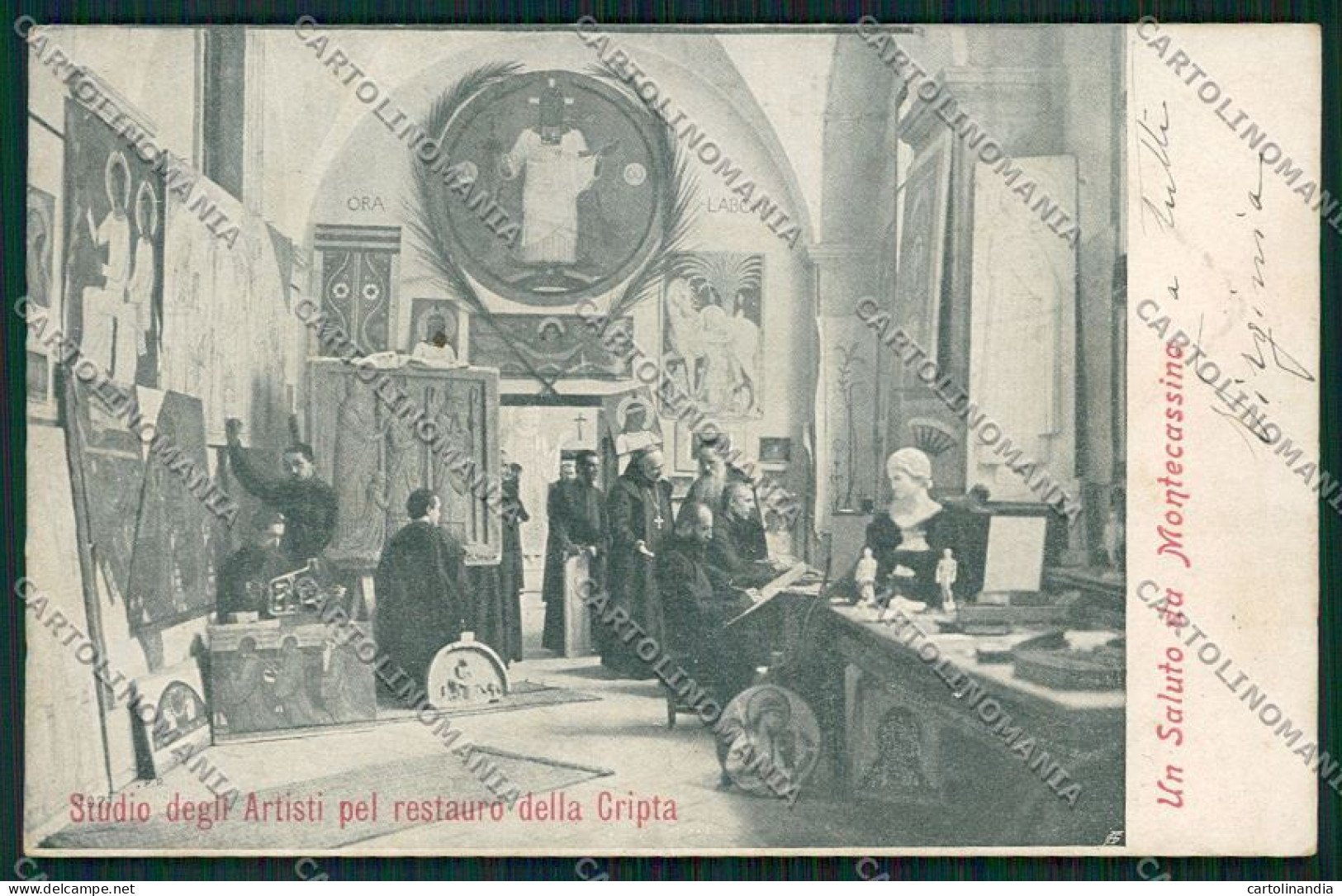 Frosinone Montecassino cartolina QK4291