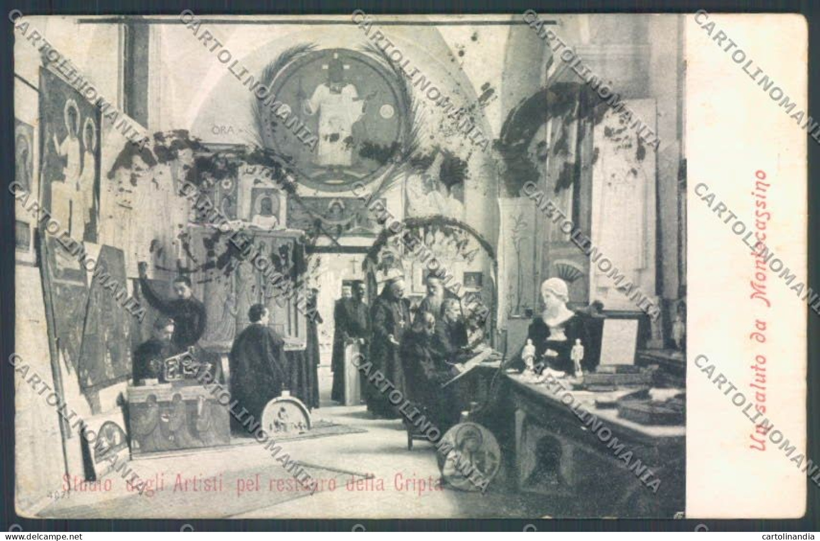 Frosinone Montecassino cartolina ZB3283