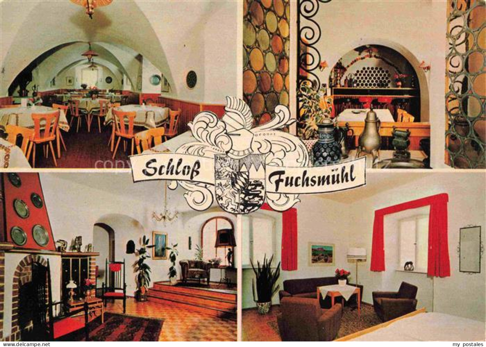 Fuchsmuehl Steinwald Oberpfalz Tirschenreuth Bayern Schloss Fuchsmuehl Gastraeum