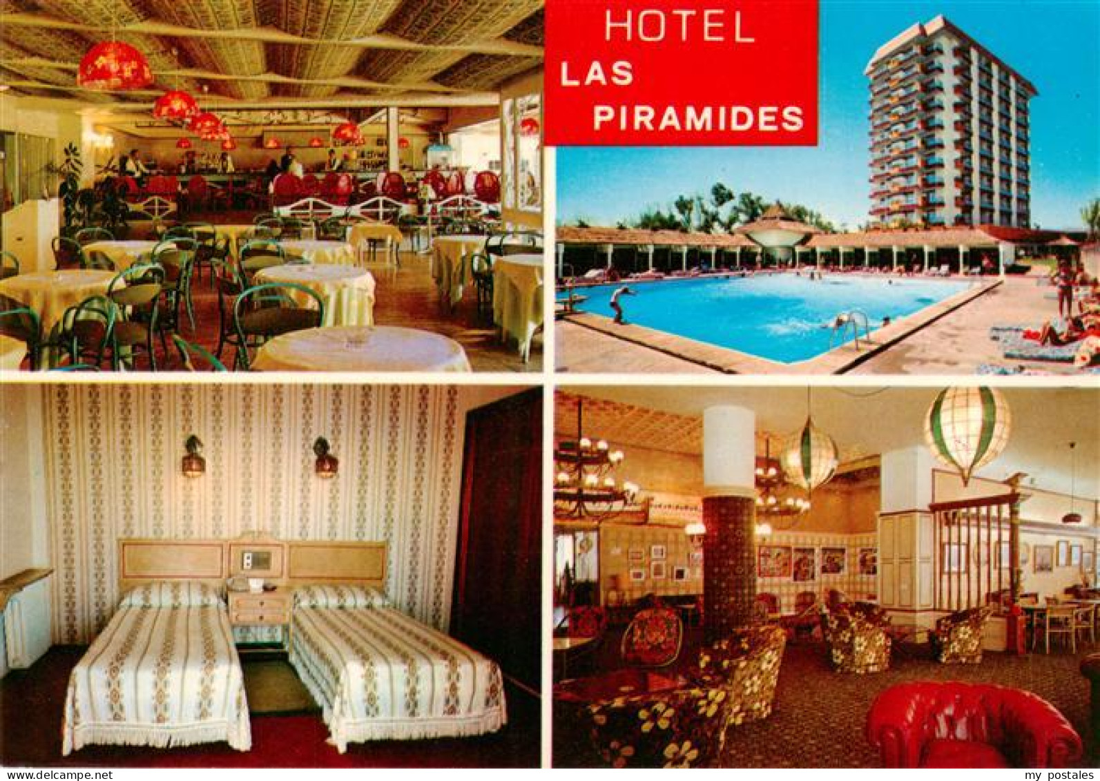 Fuengirola Costa del Sol ES Hotel las Piramides Restaurant Fremdenzimmer Swimmin