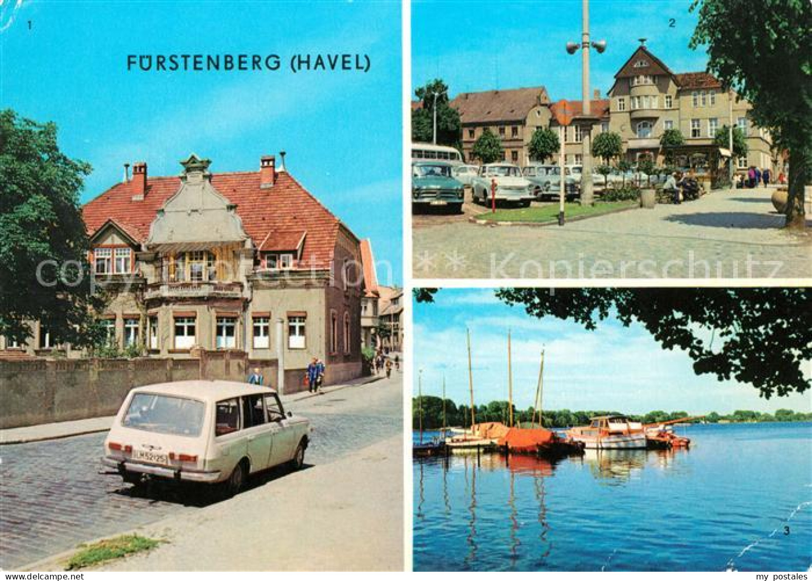 Fuerstenberg Havel Erst-Thaelmann-Strasse Markt Schwedt-See