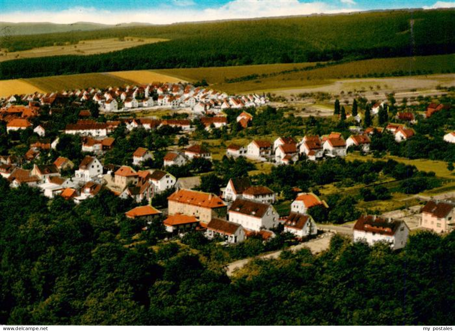 Fuerstenberg  Weser Fliegeraufnahme