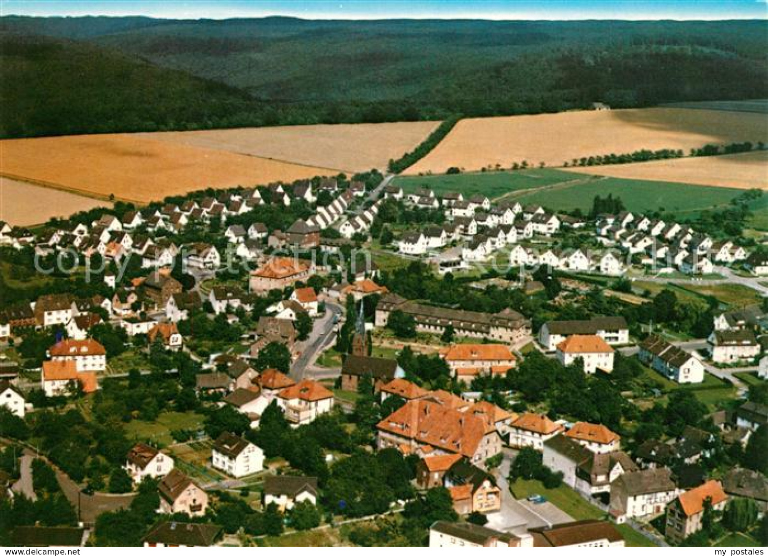 Fuerstenberg Weser Fliegeraufnahme