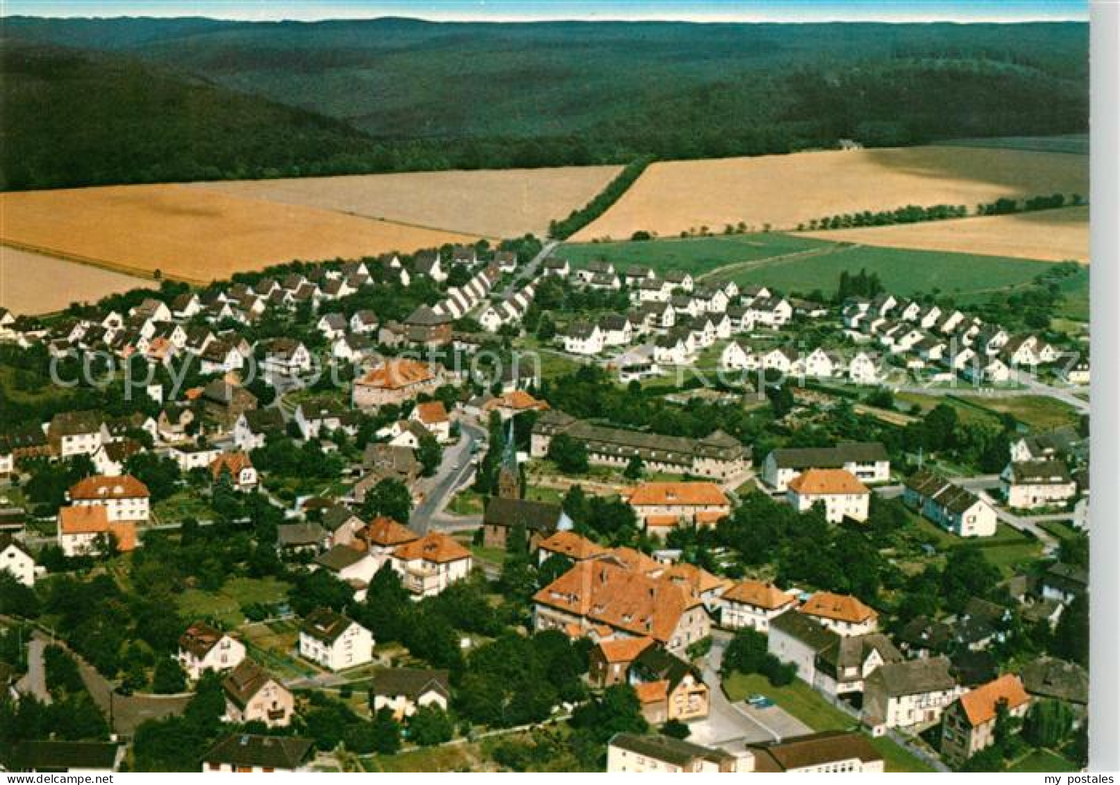 Fuerstenberg Weser Fliegeraufnahme
