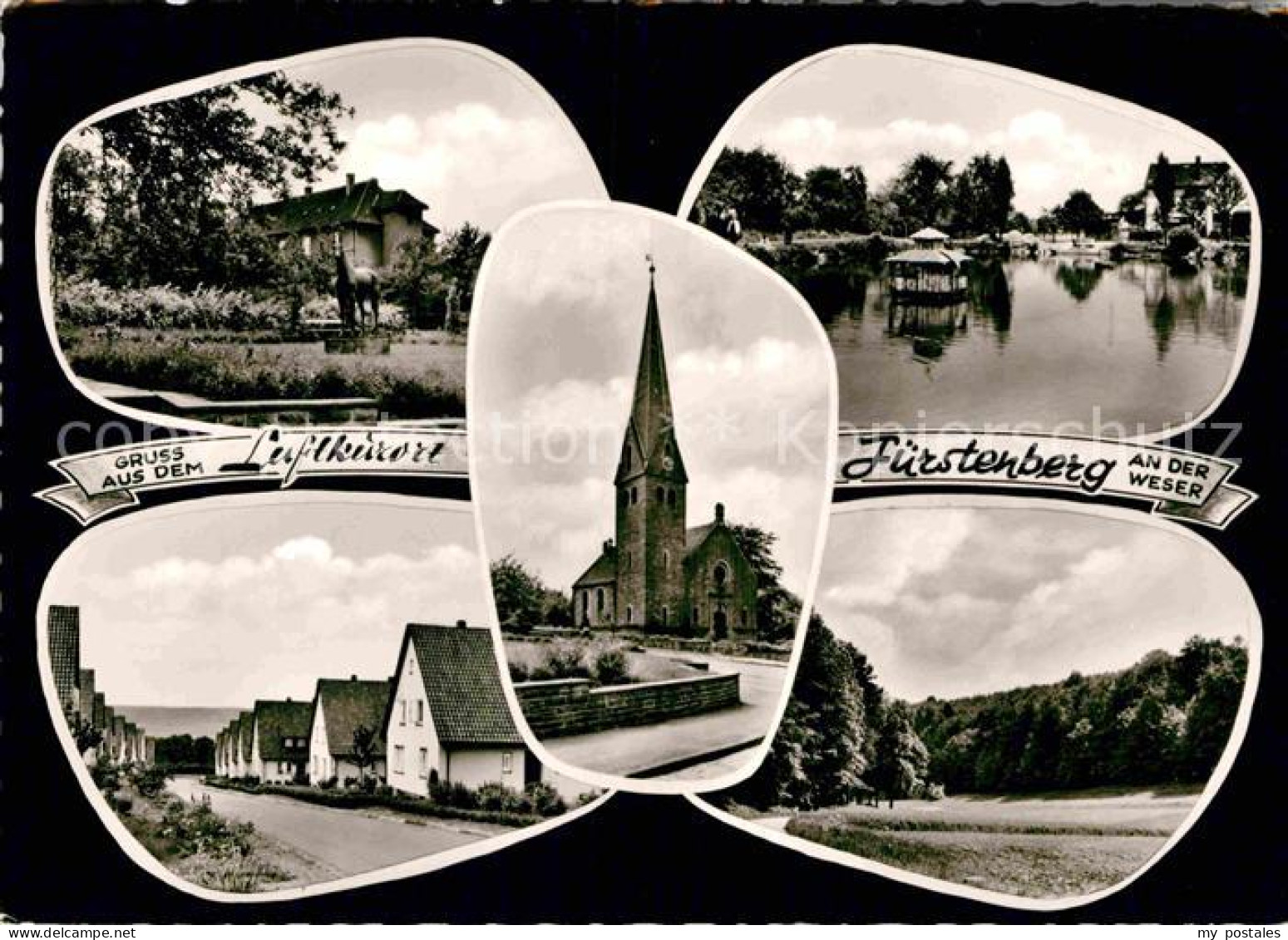 Fuerstenberg Weser Teilansichten