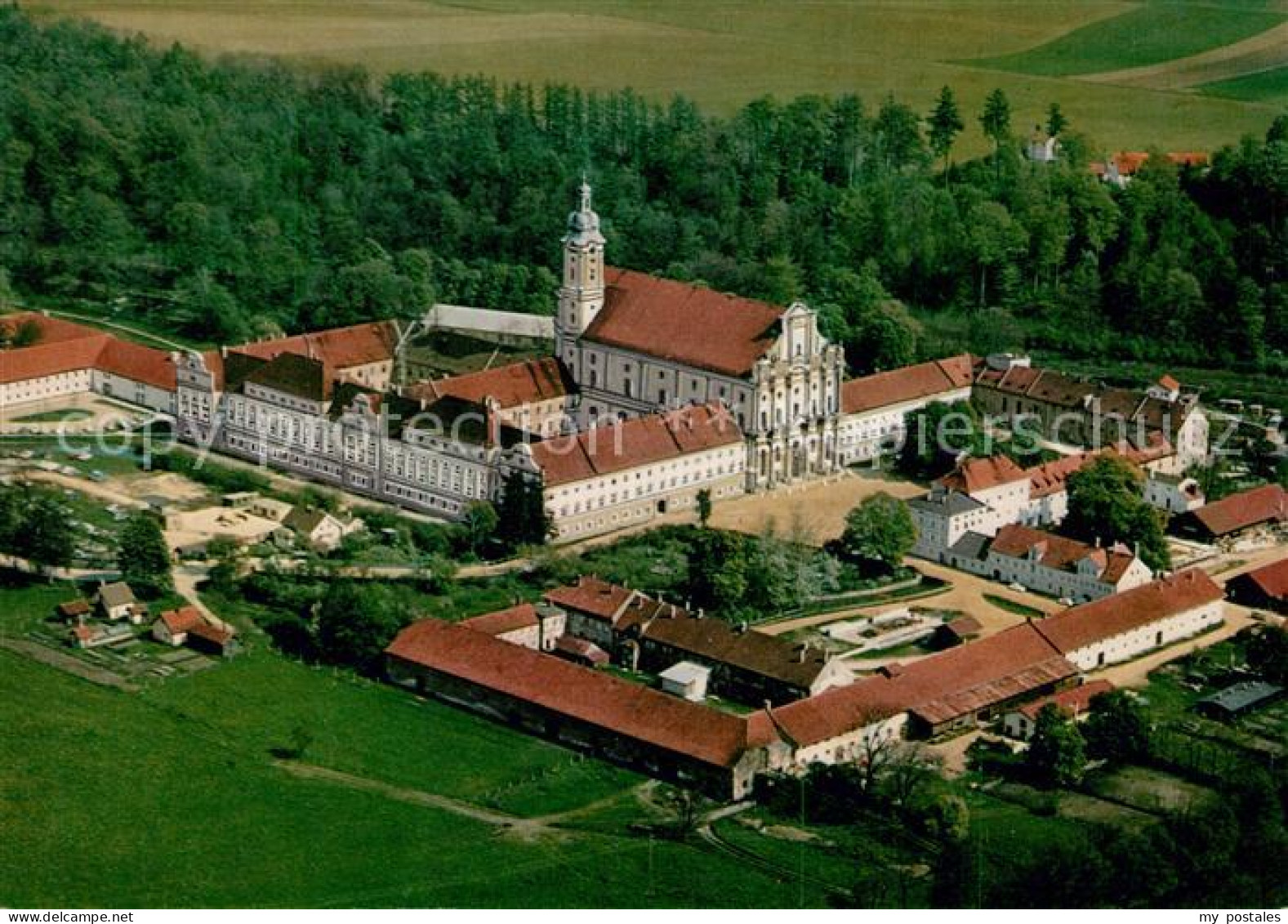 Fuerstenfeldbruck Fliegeraufnahme Kloster Fuerstenfeld