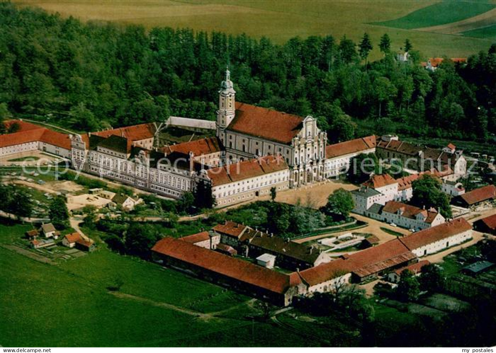 Fuerstenfeldbruck Kloster Fuerstenfeld Fliegeraufnahme