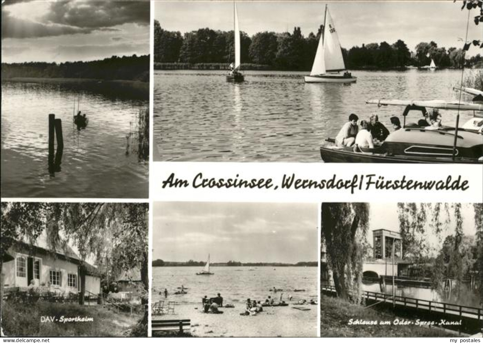 Fuerstenwalde Spree Crossinsee Wernsdorf Schiff