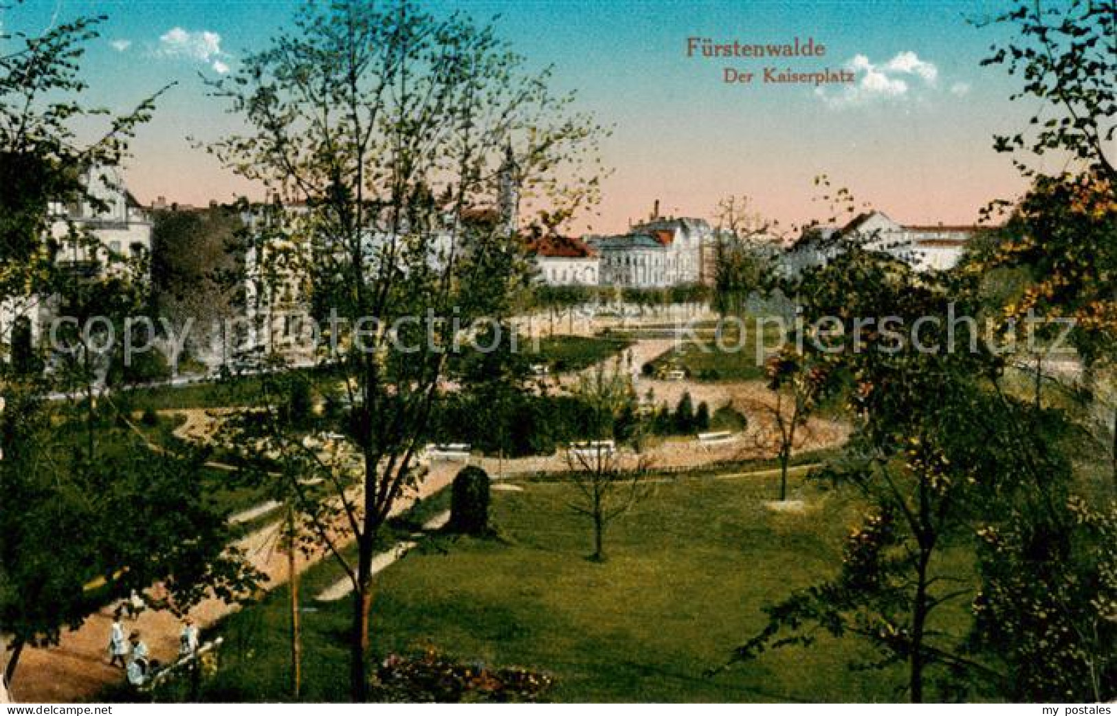 Fuerstenwalde Spree Der Kaiserplatz