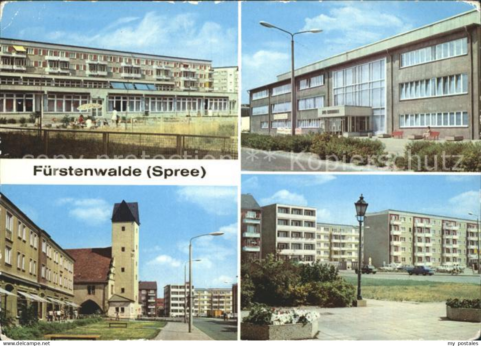 Fuerstenwalde Spree Muehlenstrasse Strasse der Jugend