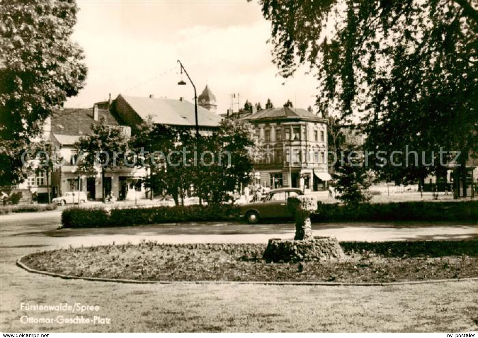 Fuerstenwalde Spree Ottomar Geschke Platz