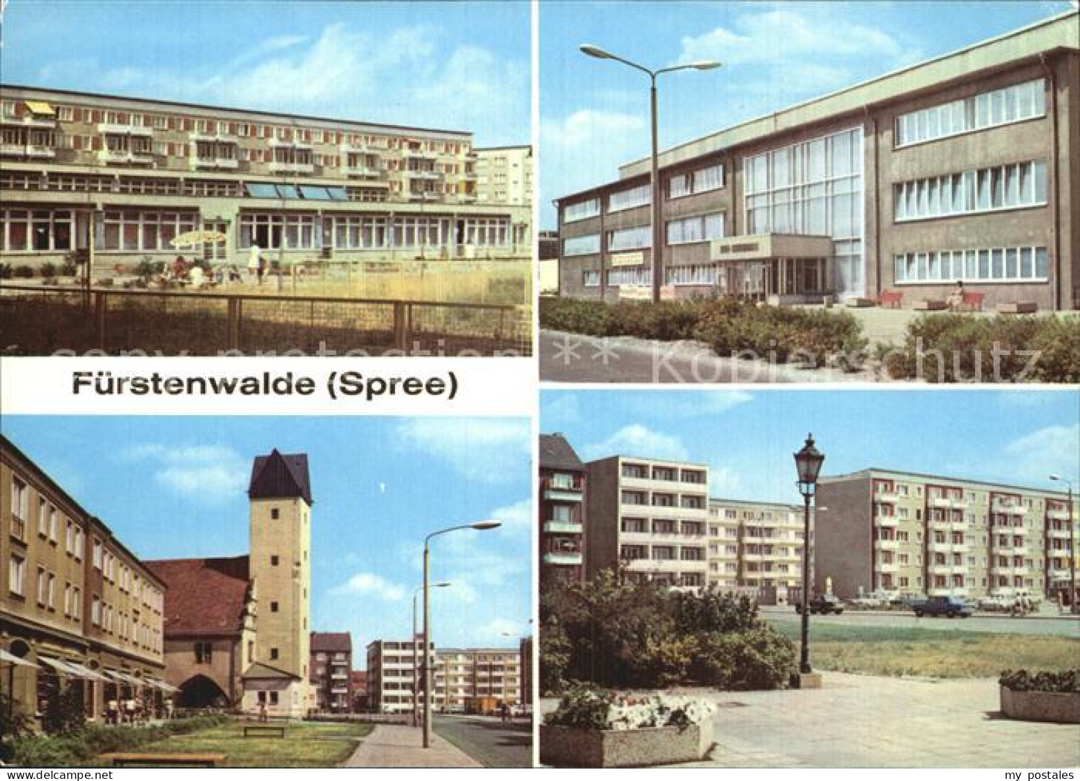 Fuerstenwalde Spree Spree-Schwimmhalle Muehlenstrasse