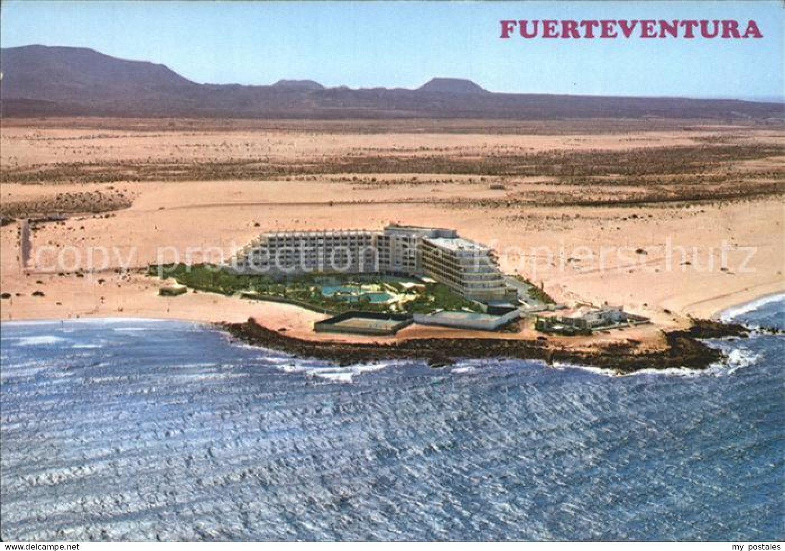 Fuerteventura Hotel Tres Islas Corralejo Fliegeraufnahme