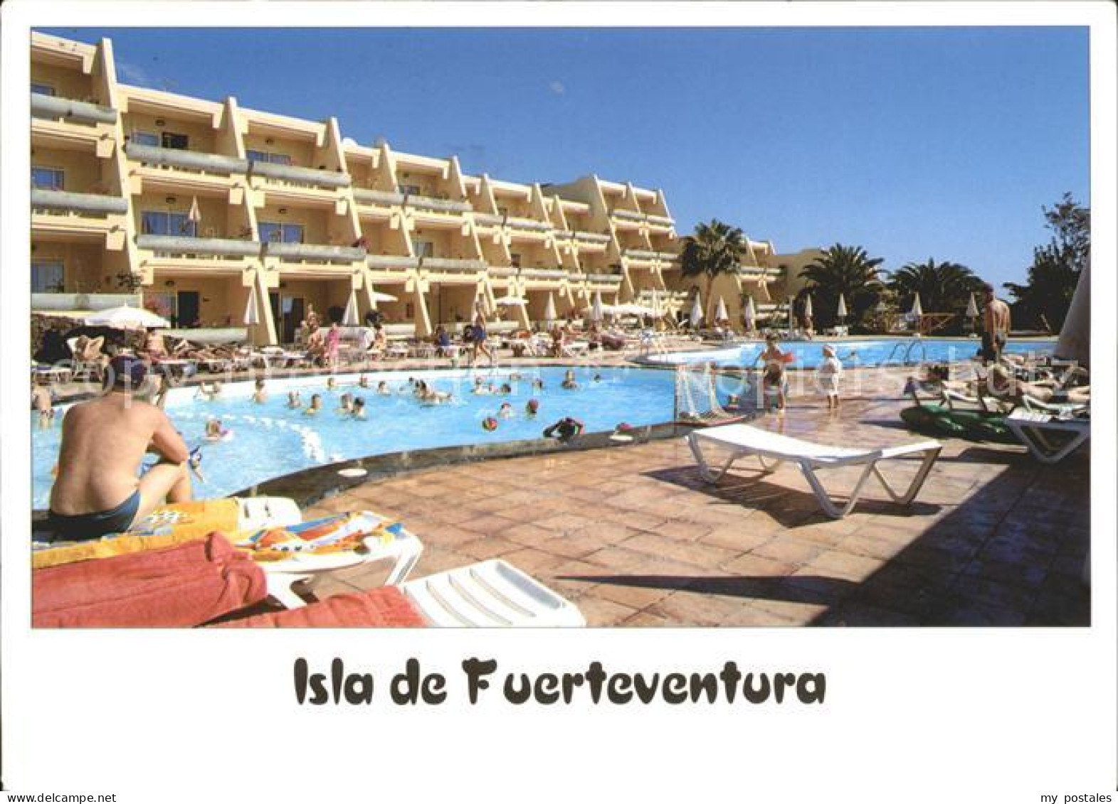 Fuerteventura Playa de JandiaSchwimmanlage von Hotel