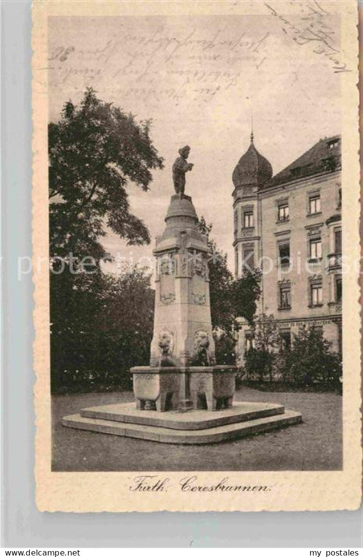 Fuerth Bayern Ceresbrunnen