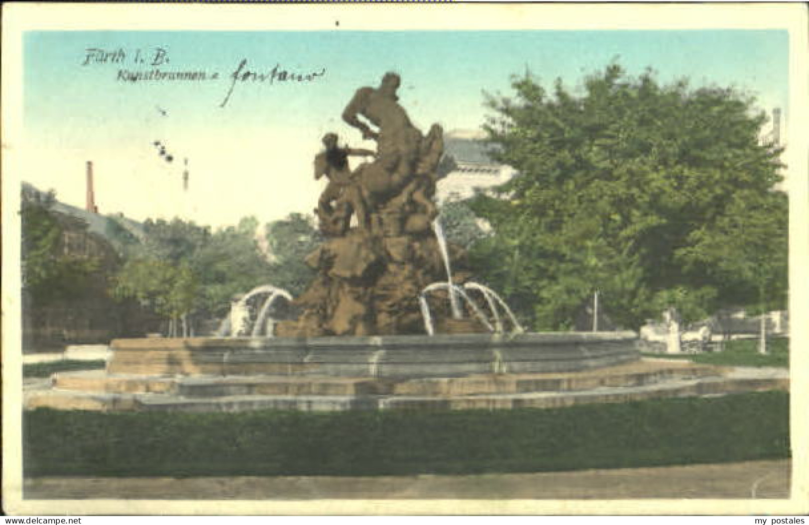 Fuerth Bayern Fuerth Brunnen x 1920