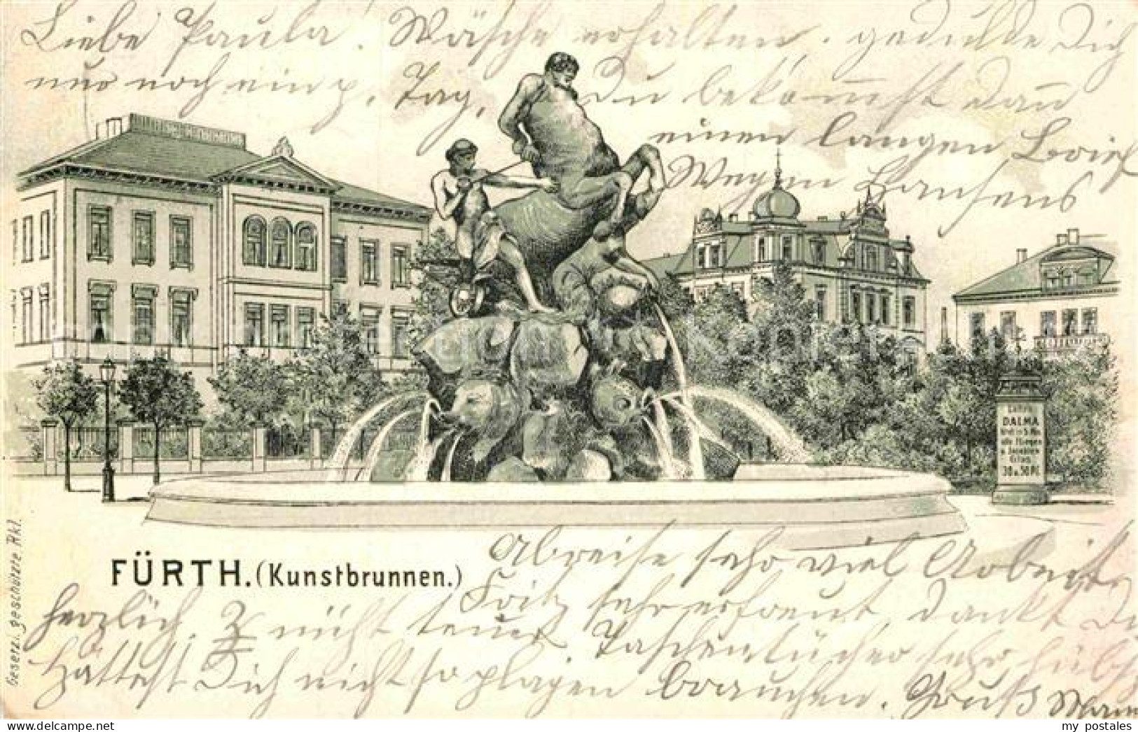 Fuerth Bayern Kunstbrunnen