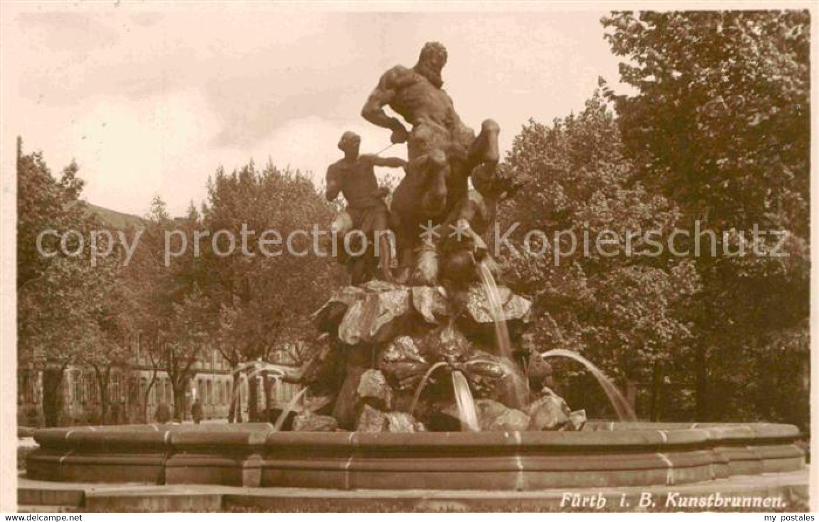 Fuerth Bayern Kunstbrunnen