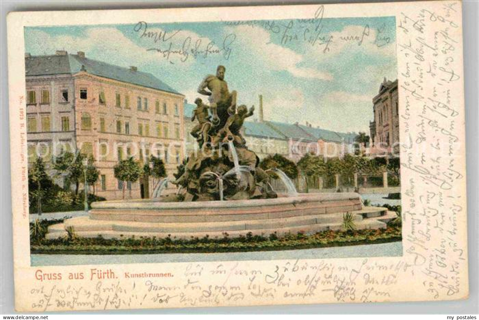 Fuerth Bayern Kunstbrunnen