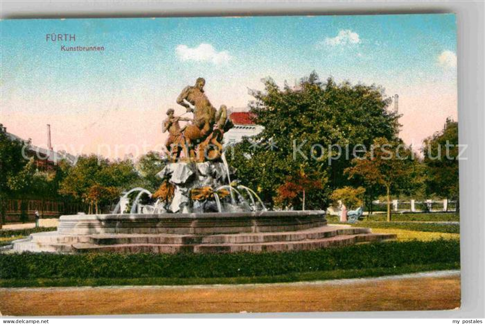 Fuerth Bayern Kunstbrunnen