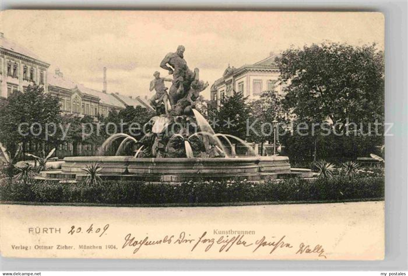 Fuerth Bayern Kunstbrunnen