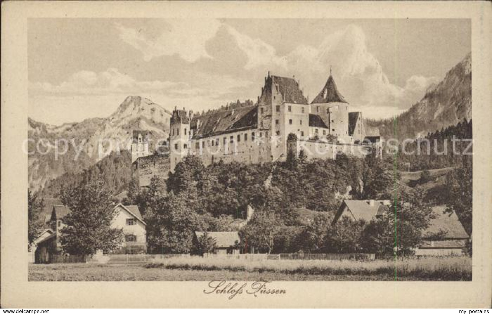 Fuessen Allgaeu Hohes Schloss Fuessen