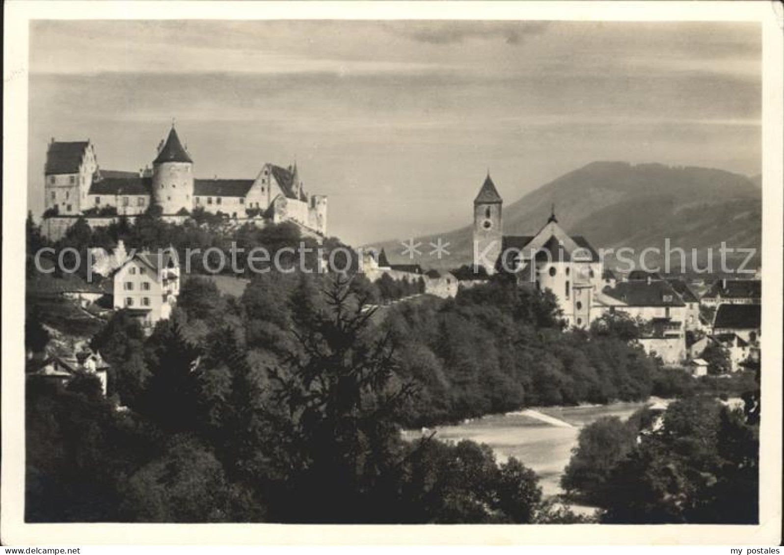 Fuessen Allgaeu Ortsansicht