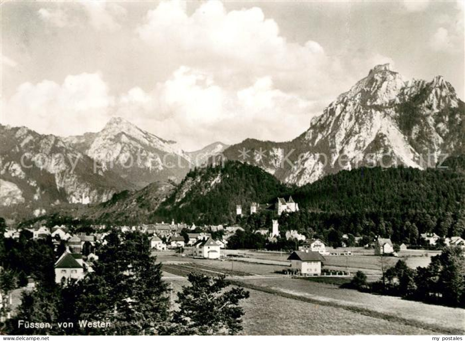 Fuessen Allgaeu Panorama