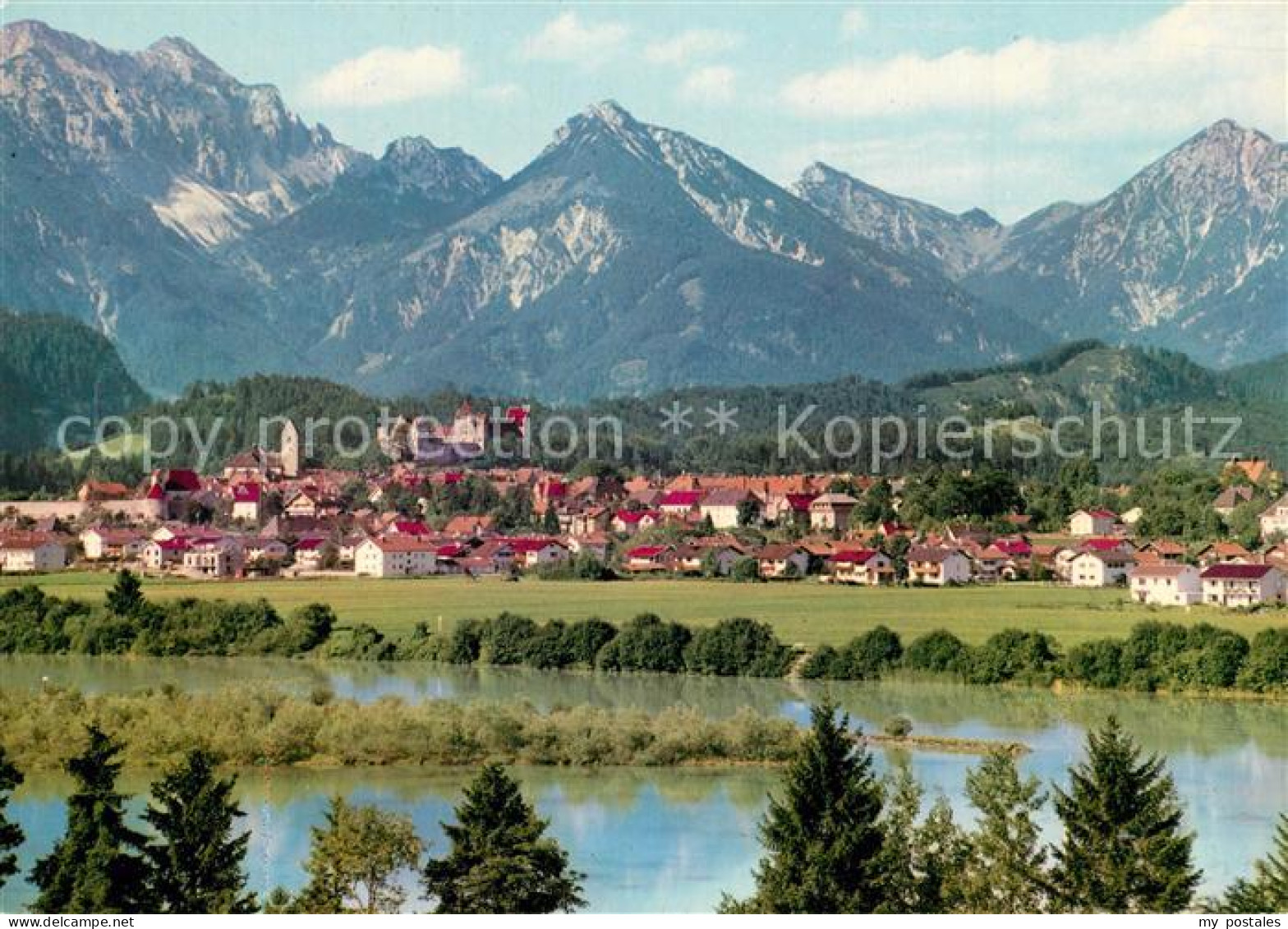 Fuessen Allgaeu Panorama