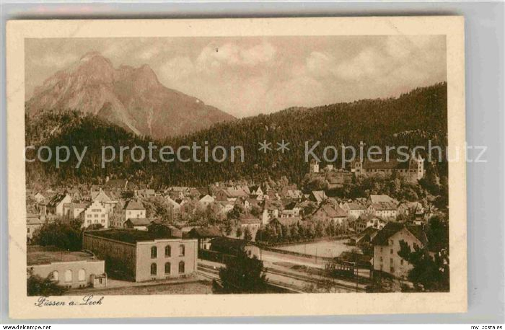 Fuessen Allgaeu Panorama