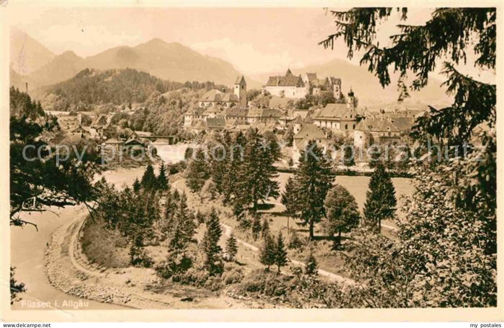 Fuessen Allgaeu Panorama