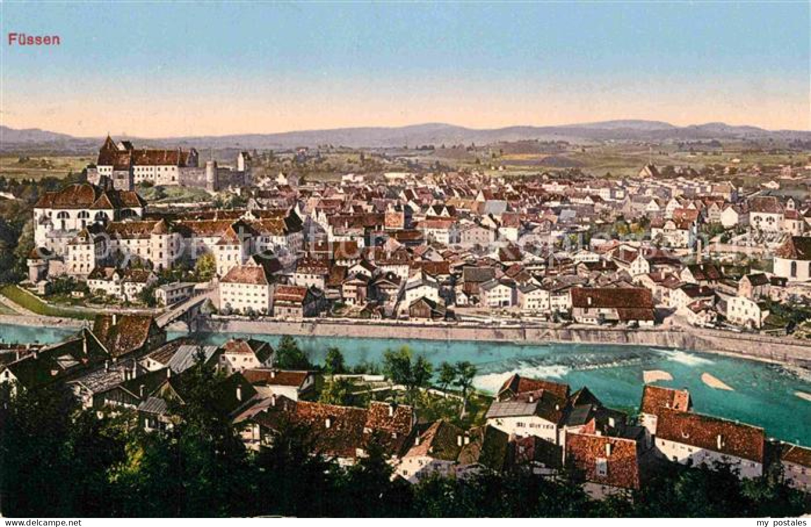 Fuessen Allgaeu Panorama