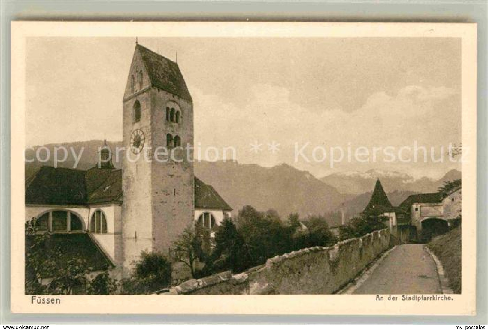 Fuessen Allgaeu Stadtpfarrkirche