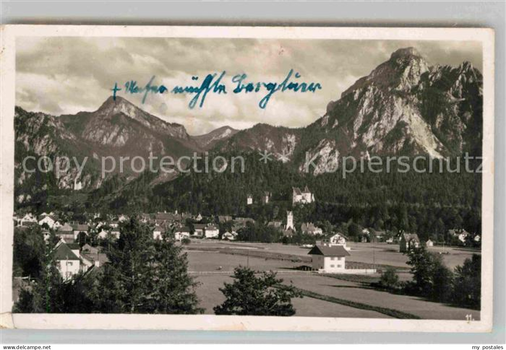Fuessen Allgaeu Teilansicht