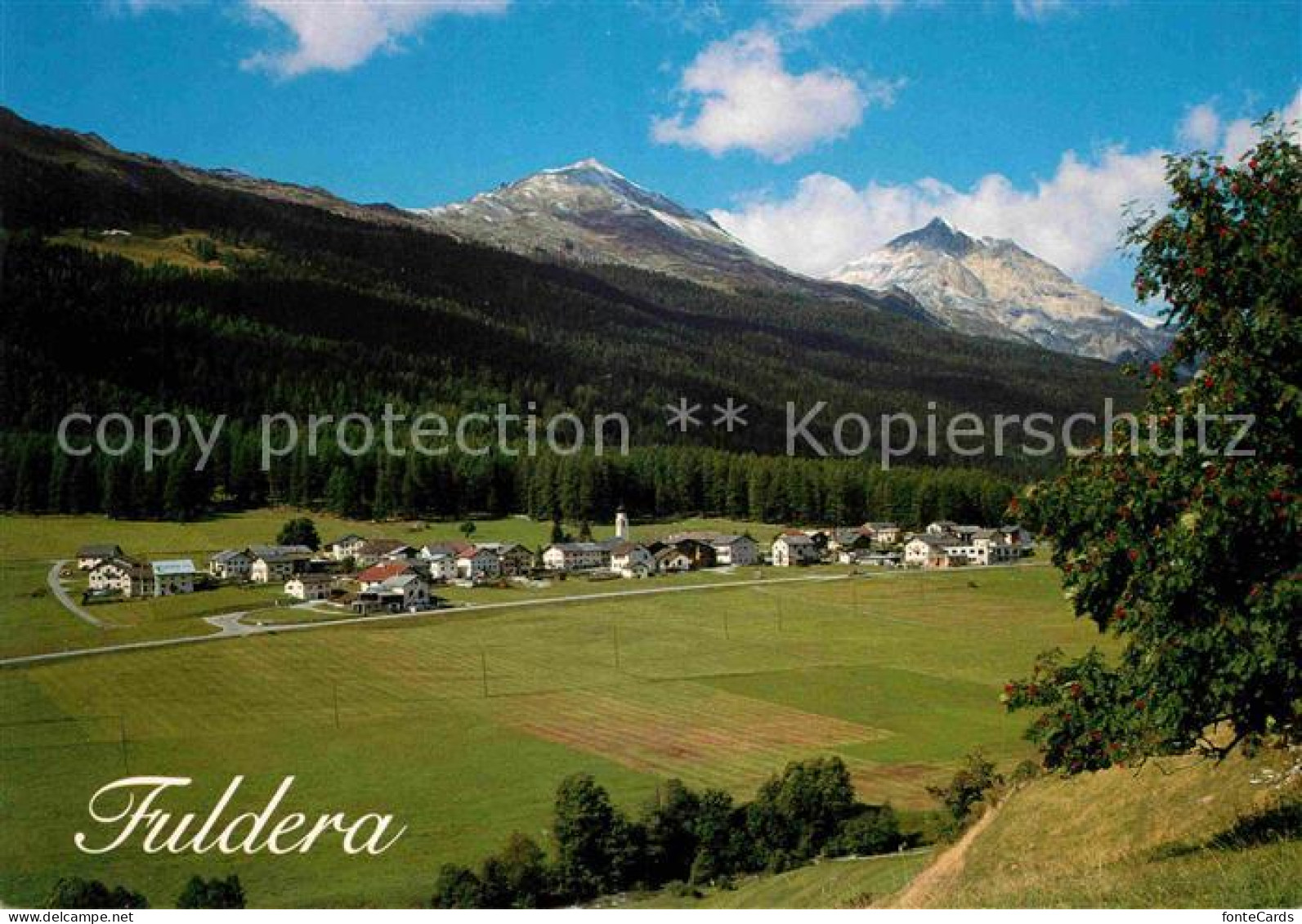 Fuldera Val Muestair Piz-d`Oro und Piz-d`Aint