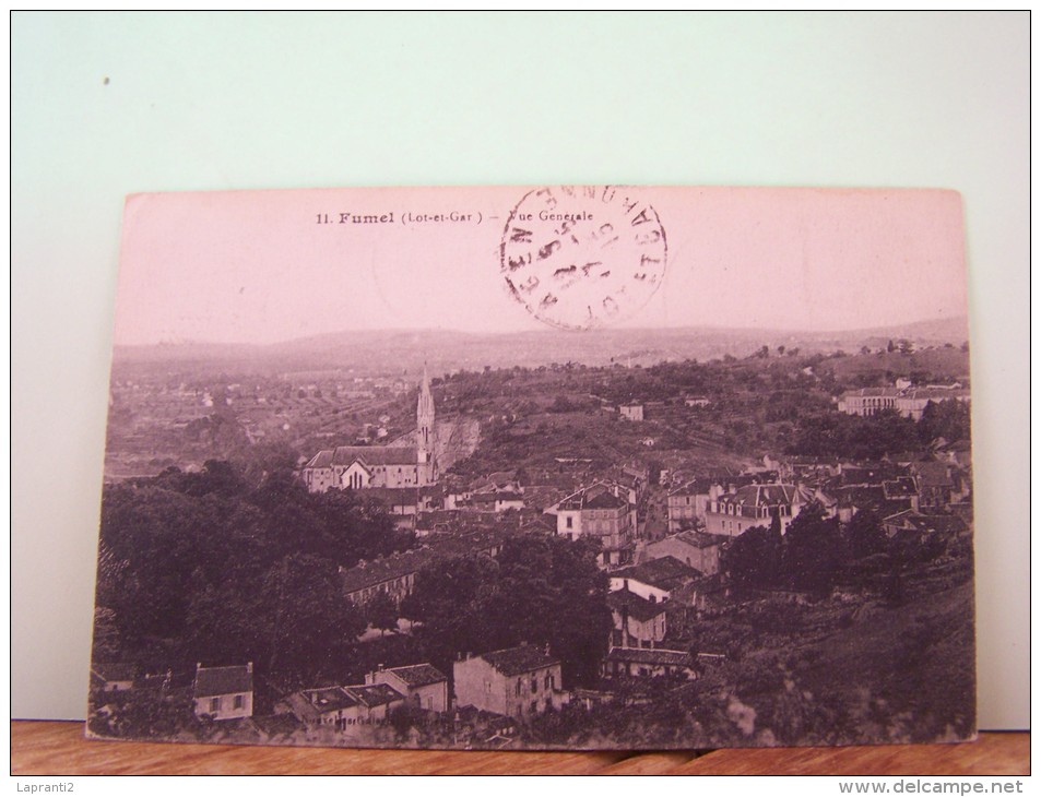 FUMEL (LOT ET GARONNE)  VUE GENERALE.