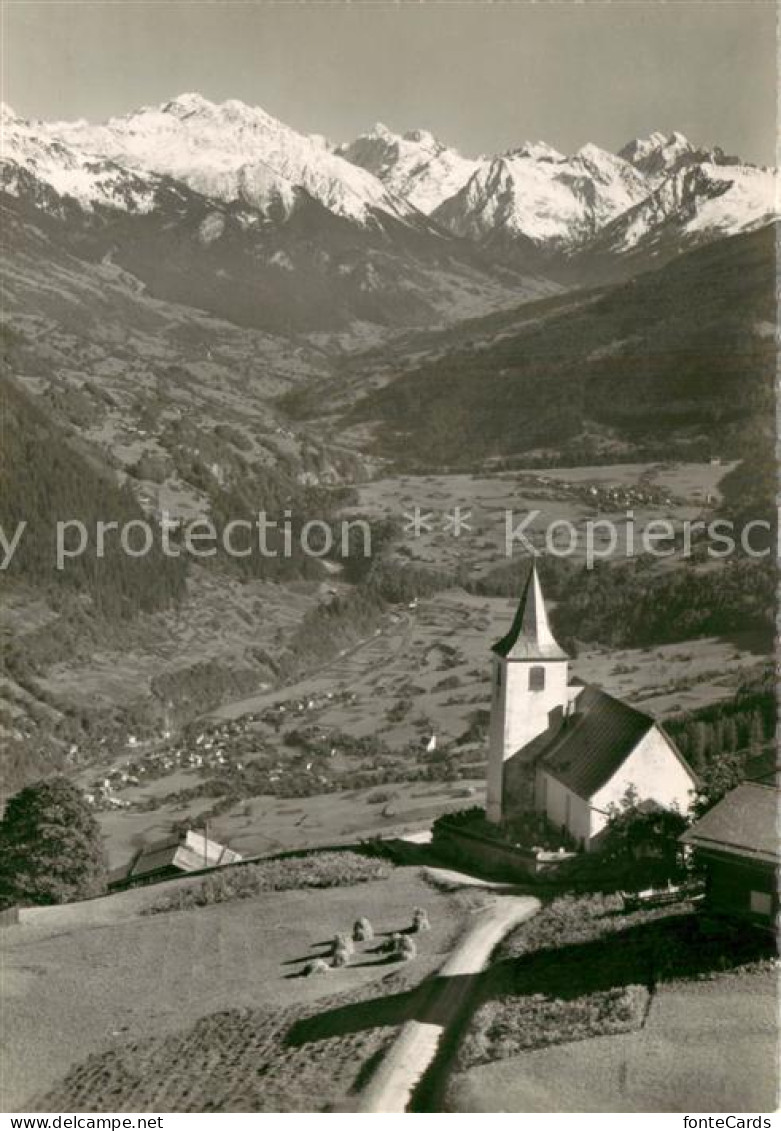 Furna gegen das Praetigau und Silvrettagruppe