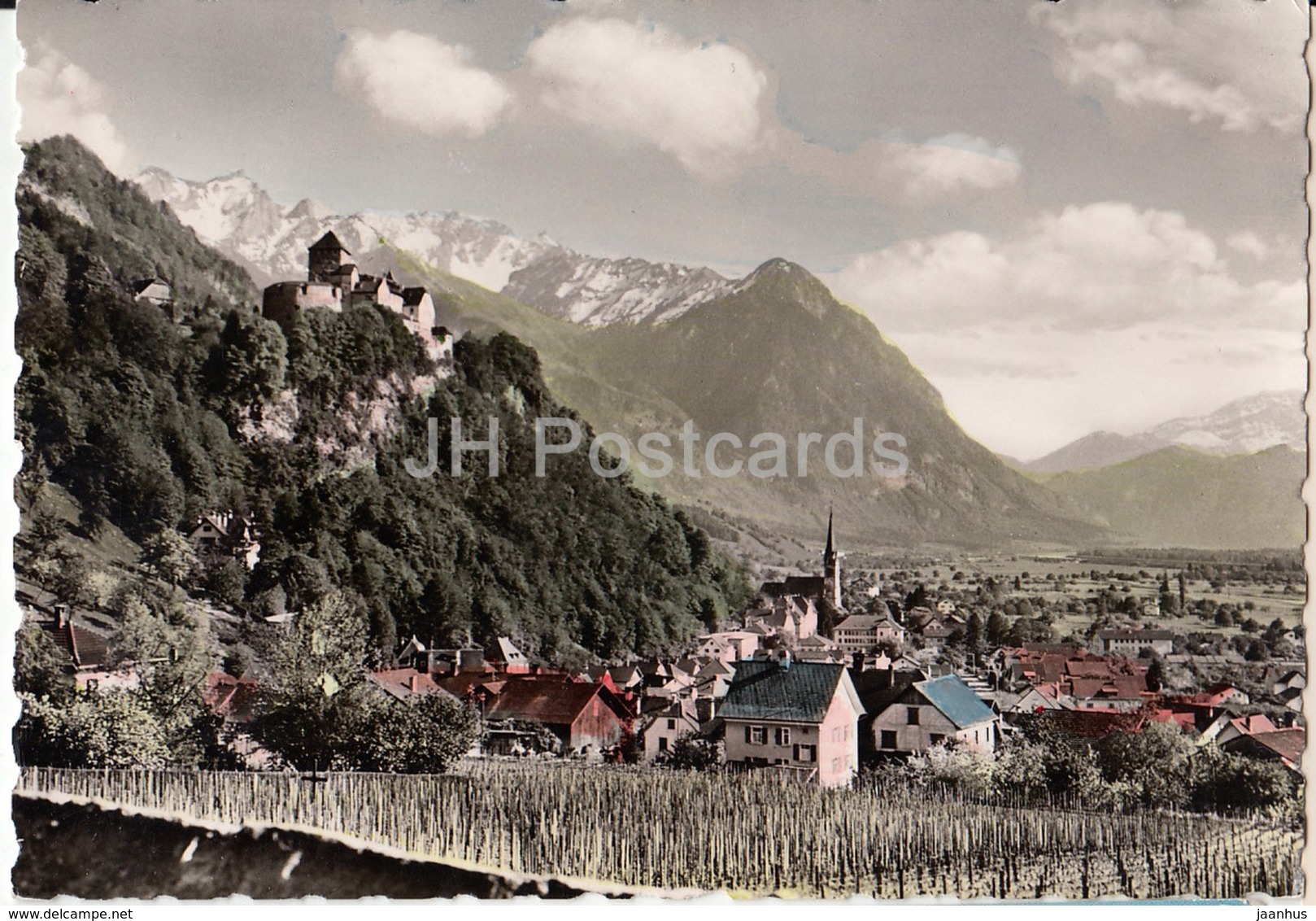 Fürstentum Liechtenstein - Vaduz mit Schloss - castle - Liechtenstein - unused