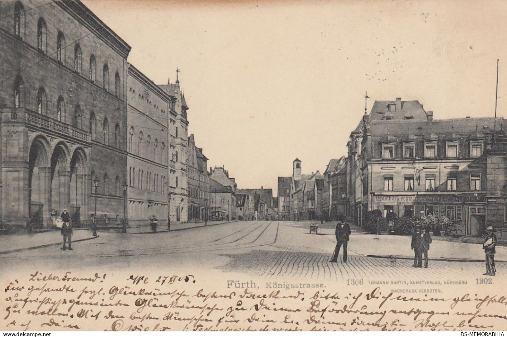 Furth Fuerth - Konigstrasse 1905