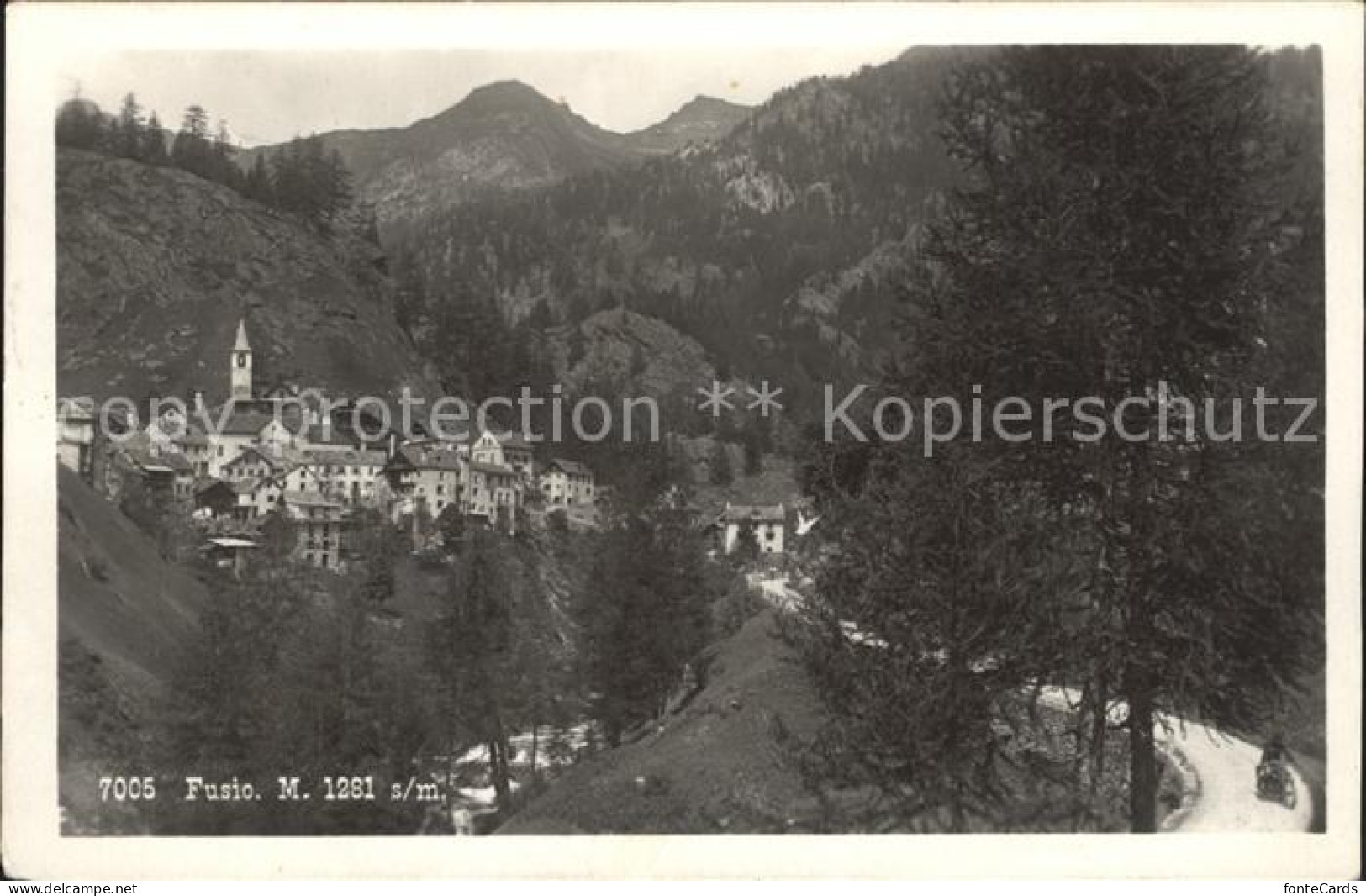 Fusio TI Dorfansicht