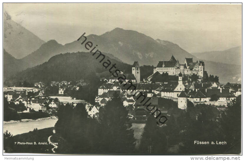 Füssen - Foto-AK - Verlag Photo-Haus B. Arnold Füssen gel. 1929