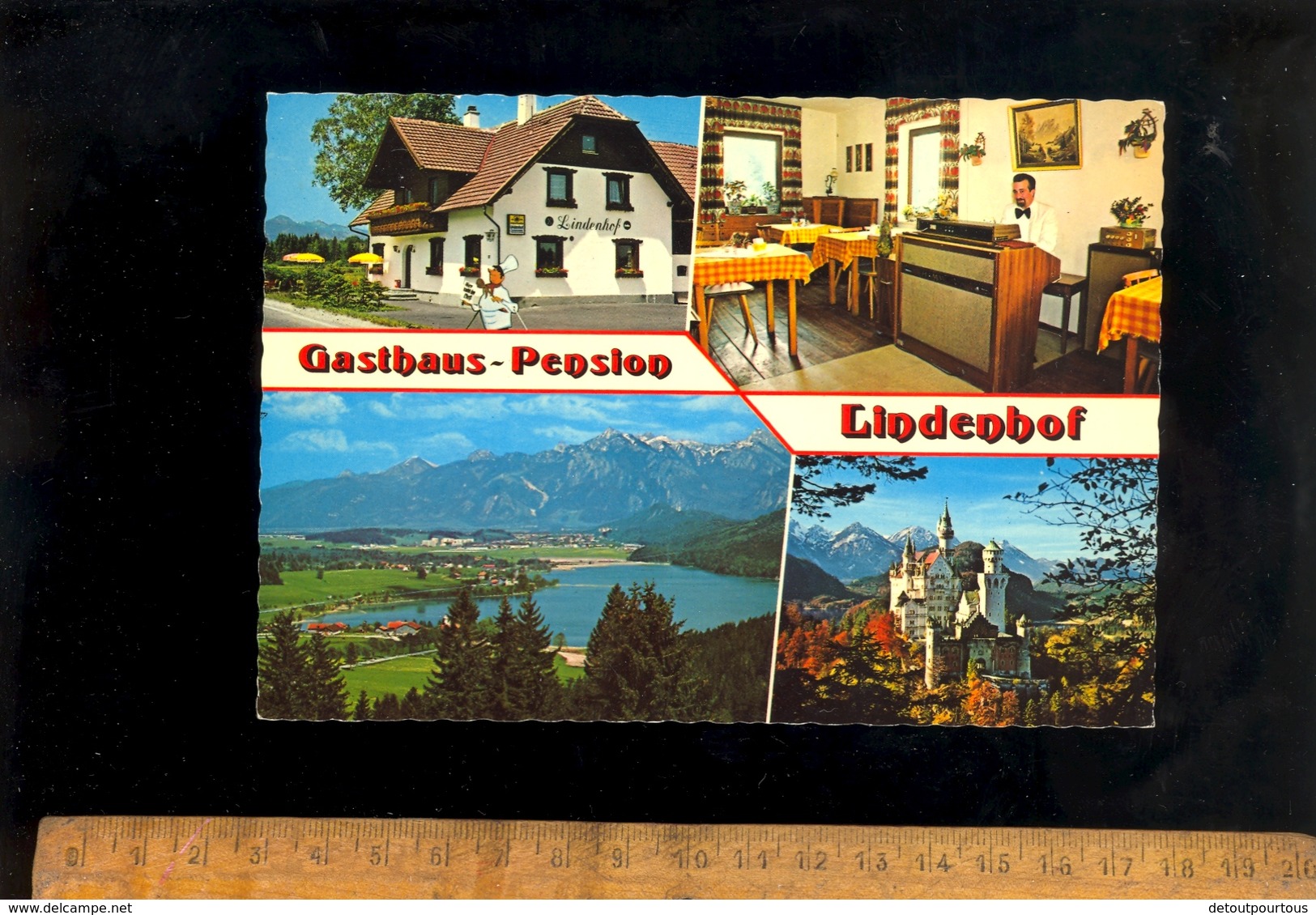 FÜSSEN FUESSEN / OSTALLGAU 8958 : Gasthaus Pension LINDENHOF Fred Jendral