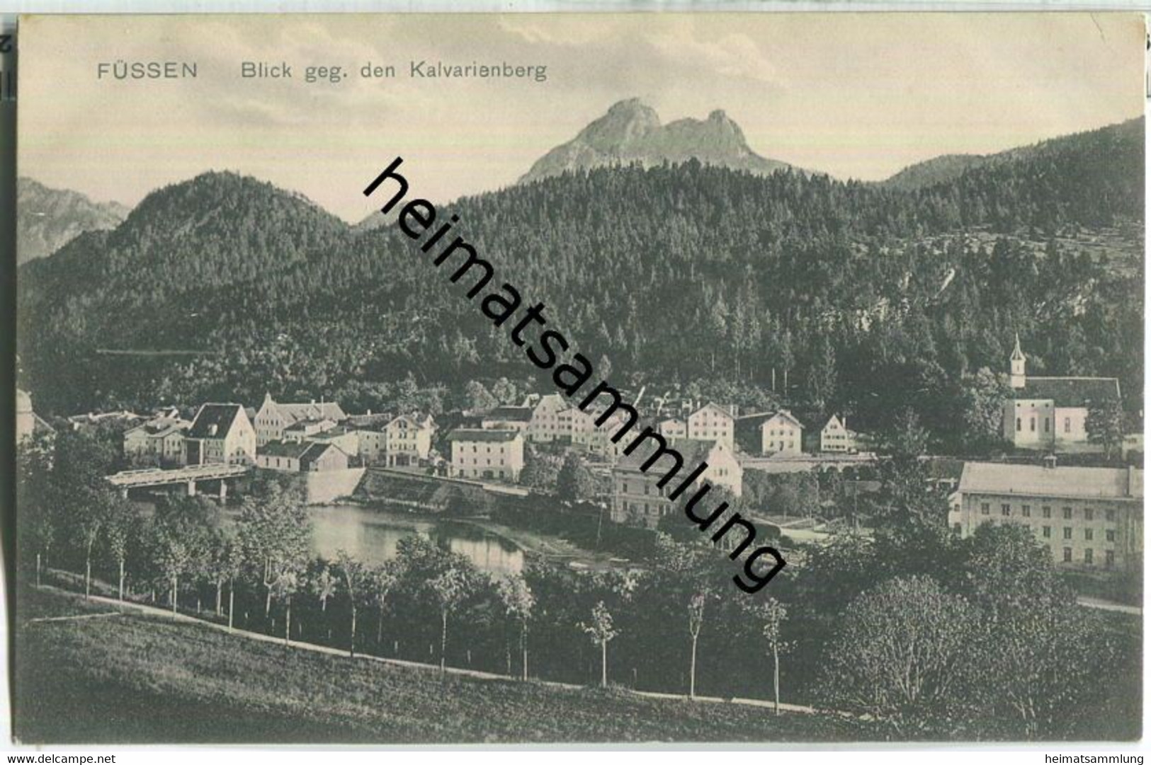 Füssen - Kalvarienberg - AK ca. 1910 - Verlag M. Kurth Füssen