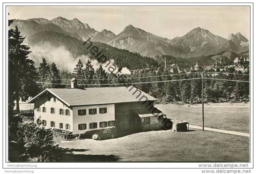 Füssen-Schwangau - Foto-AK ca. 1955