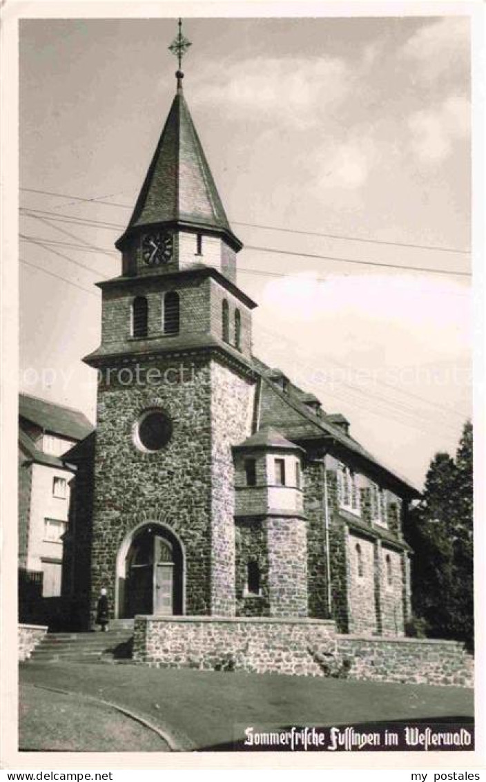 Fussingen Waldbrunn Westerwald Hessen Kirche