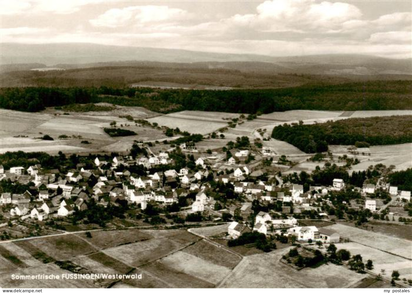 Fussingen Waldbrunn Westerwald Panorama Sommerfrische