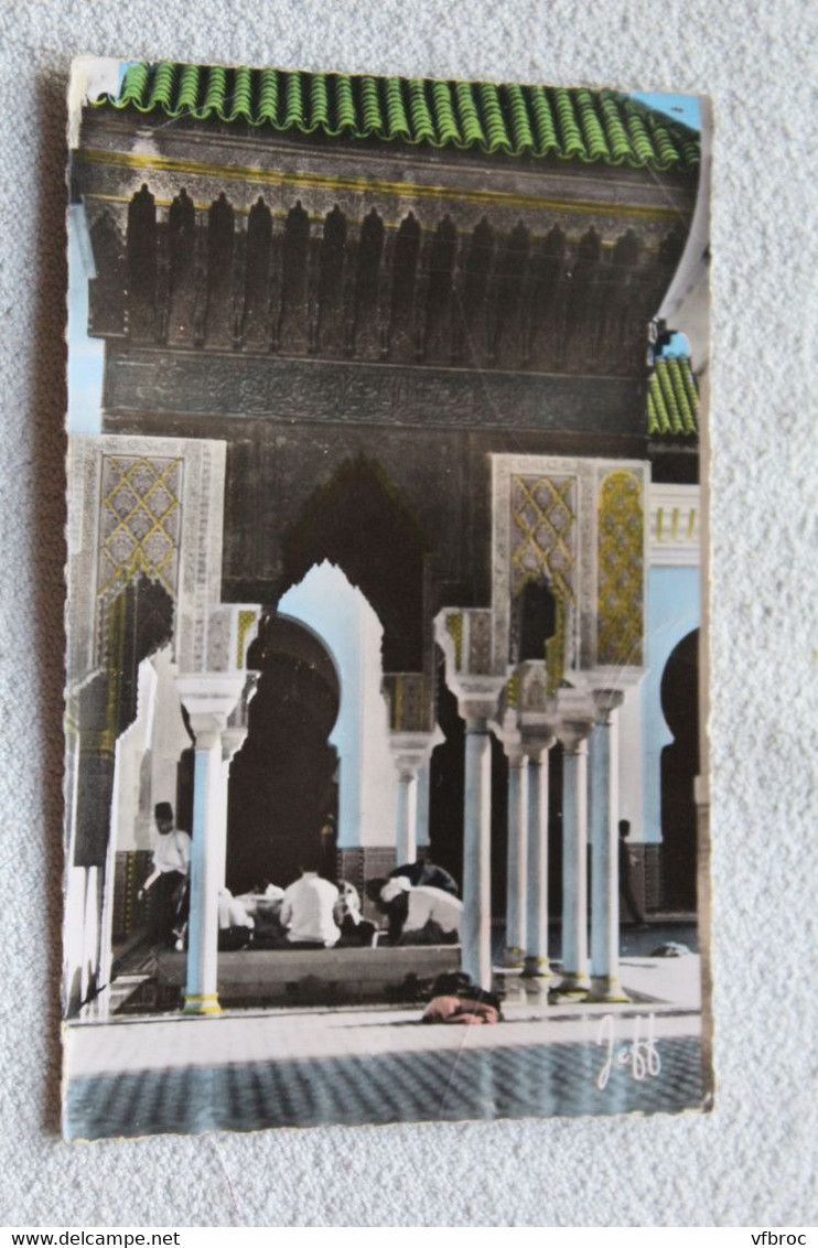 G133, Cpsm, Fes, Fez, intérieur de la mosquée Karaouine, Mroc