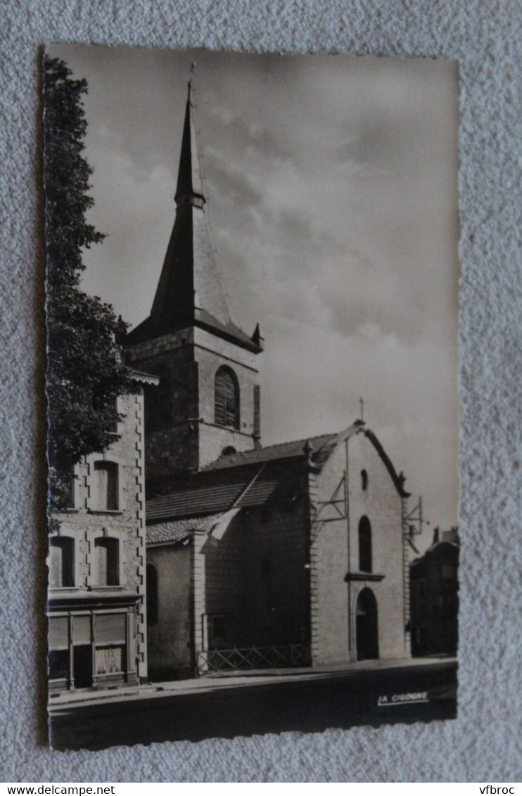 G214, Cpsm, Craponne, église paroissiale, Haute Loire 43