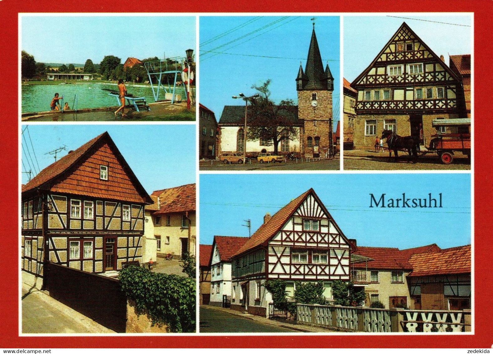 G5415 - TOP Marksuhl Freibad - Verlag Bild und Heimat Reichenbach