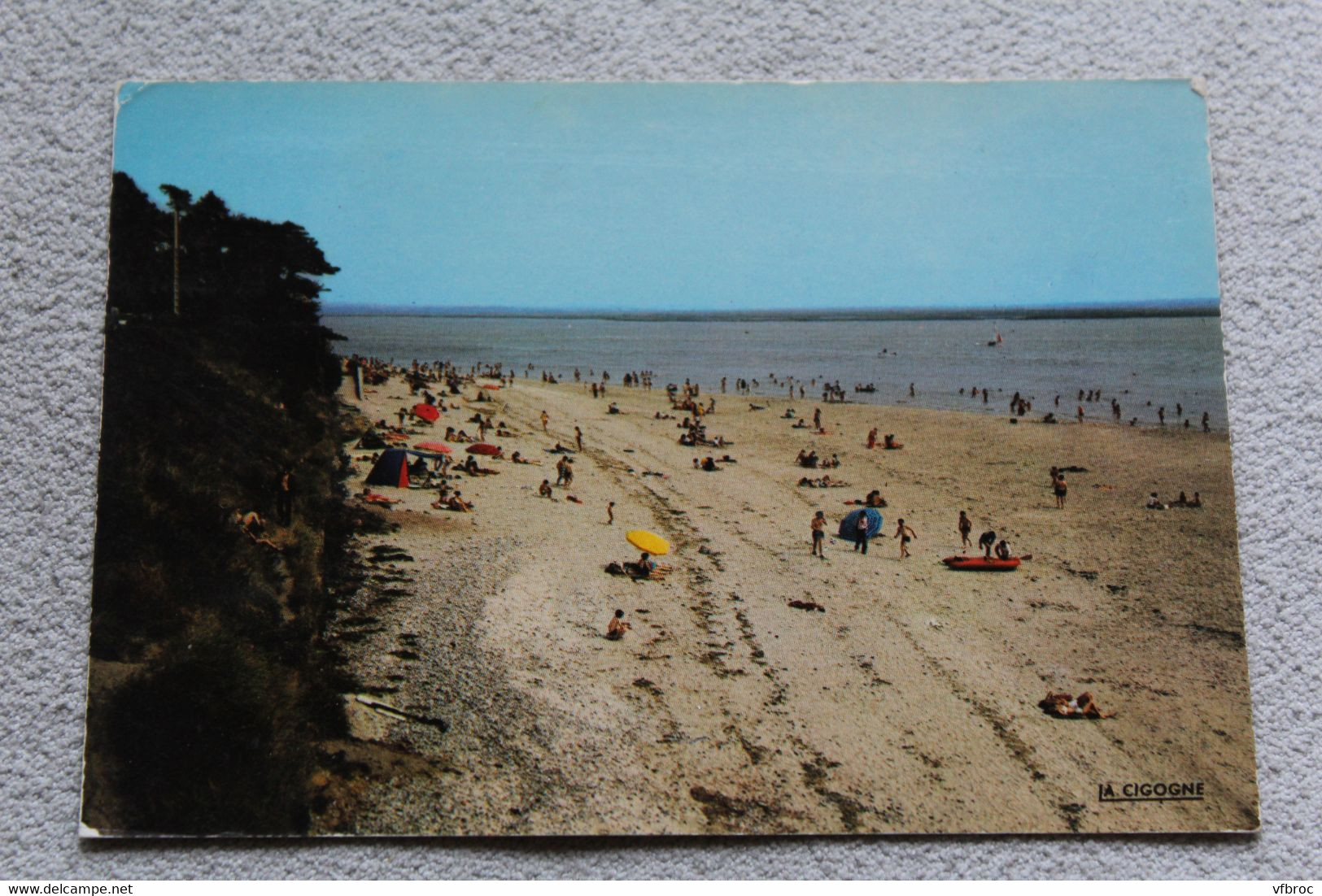 G981, Cpm 1983, le Crotoy, la plage, Somme 80